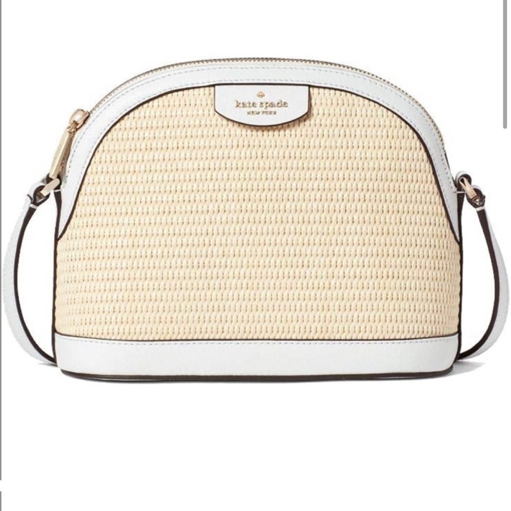 Kate Spade Sylvia Straw Purse in wrapping, new with tags!